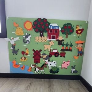 Farm Theme Green Wall Decor
